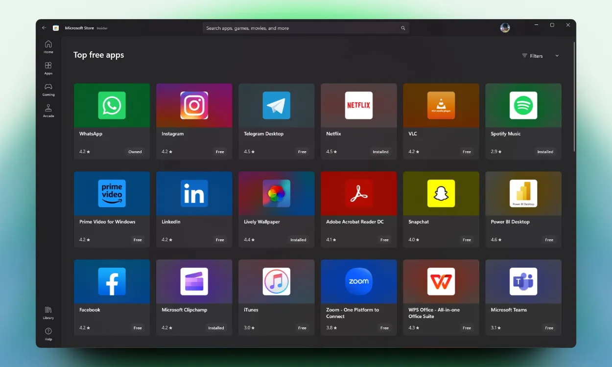 windows 10 Apps On Microsoft Store