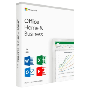 office 2019 home and business box pack software for pc