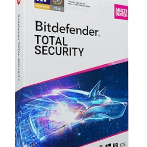 Bitdefender Total Security (5 Devices, 1 Year) – PC, Android, Mac, iOS – Key EUROPE