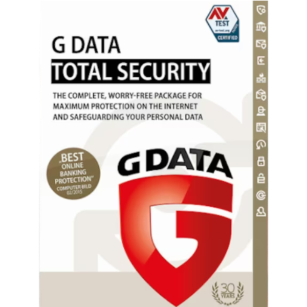 G Data Total Security (PC, Android, Mac, iOS) – 1 Device 1 Year – G Data Key – GLOBAL