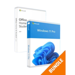 Microsoft Windows 11 Pro & Microsoft Office Home & Student 2019 Bundle (PC) – Microsoft Key – GLOBAL