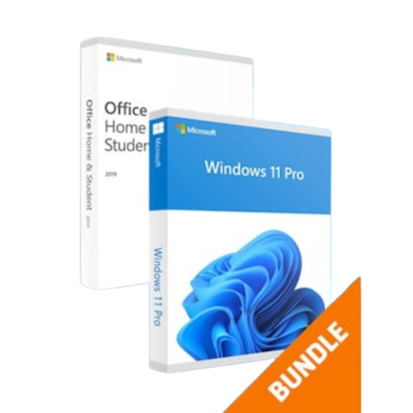 Microsoft Windows 11 Pro & Microsoft Office Home & Student 2019 Bundle (PC) – Microsoft Key – GLOBAL