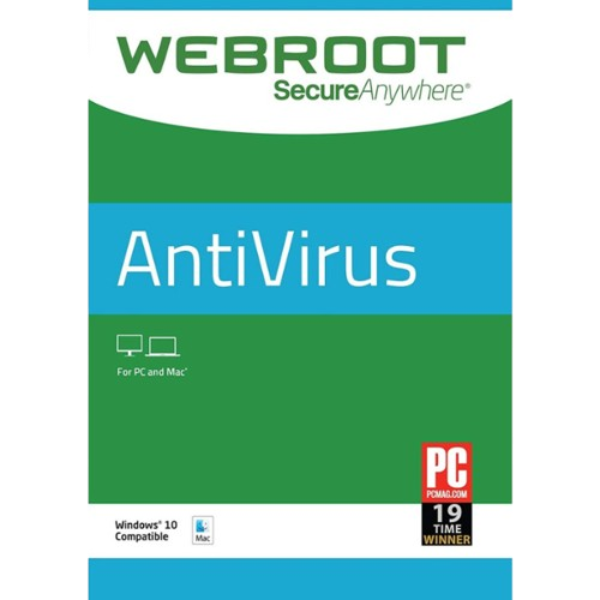 Webroot SecureAnywhere AntiVirus 3 Devices 1 Year Key GLOBAL