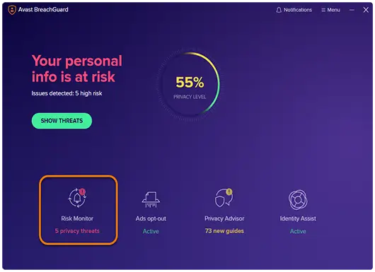 Avast BreachGuard (PC) 3 Devices, 1 Year – Avast Key – GLOBAL Screenshot 1