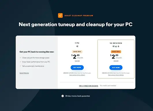 Avast Cleanup Premium (1 PC, 1 Year) Screenshot 2