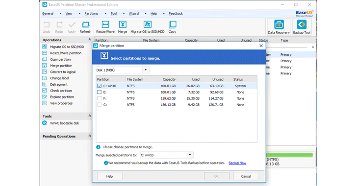 EaseUS Partition Master Professional (PC) 2 Devices, Lifetime – EaseUS Key – GLOBAL