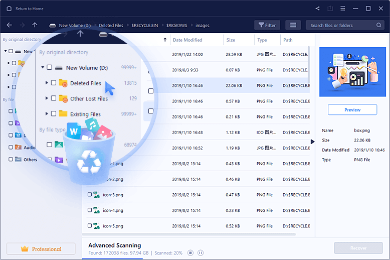 EaseUS Data Recovery Wizard Pro (1 PC, Lifetime) – EaseUS Key – GLOBAL