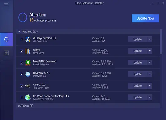 IObit Software Updater 4 PRO (PC) (3 Devices, 1 Year) – IObit Key