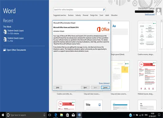 Microsoft Office 365 Home (PC/Mac) – (6 Devices, 1 Year) – Microsoft Key Screenshot 1