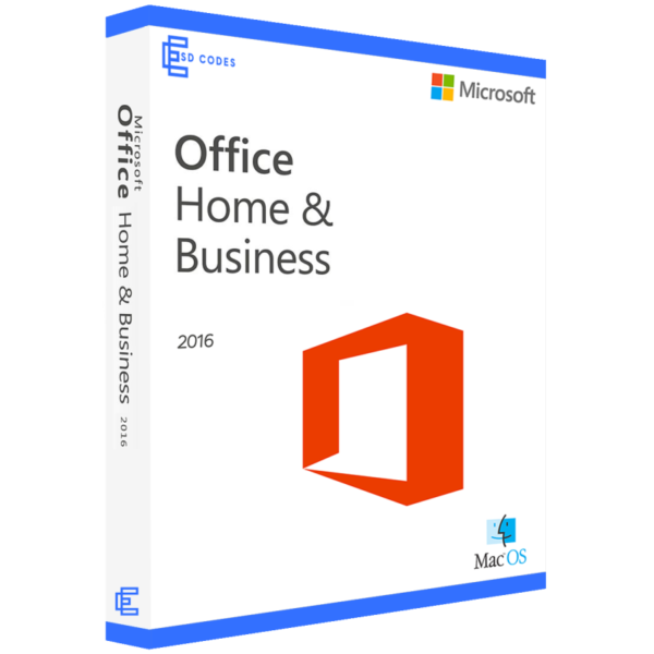 Microsoft Office Home & Business 2016 (MAC) – Microsoft Key – EUROPE