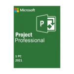 Microsoft Project Professional 2021 (PC) – Microsoft Key