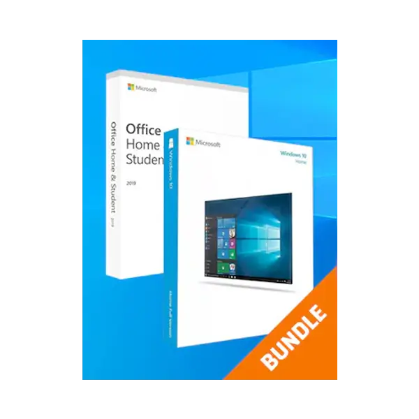 Microsoft Windows 10 Home & Microsoft Office 2019 Bundle (PC) – Microsoft Key