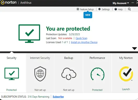 Norton AntiVirus Plus (PC, Mac) 1 Device, 1 Year – NortonLifeLock Key Screenshot 2