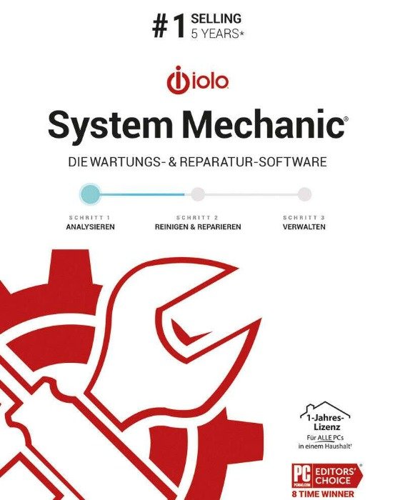 iolo System Mechanic Pro 3 PC 1 Year iolo Key GLOBAL