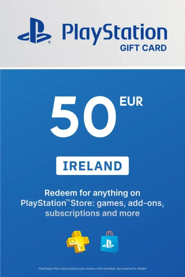 PlayStation Network Card 50 EUR (IE)